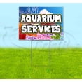 thumbnail image 1 of Aquarium Services (18" x 24") Yard Sign, Includes Metal Step Stake, 1 of 6