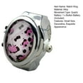 thumbnail image 7 of Naierhg Unisex Ring Beautiful Fine Workmanship Flap Cover Personality Trendy Daily Wear Alloy Leopard Gem Ring Watch Gift, 7 of 7