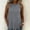 Gray-B, variant on FRSASU Womens Summer Pleated Peplum Sleeveless Blouse Tank Tops Solid Round Neck Shirt Yellow XS(XS)