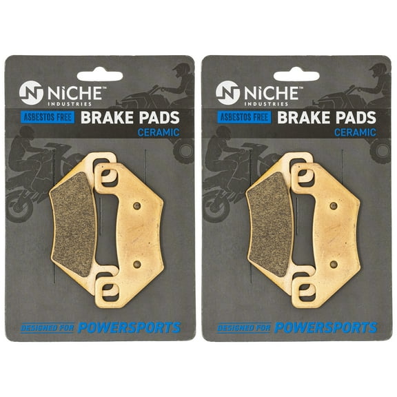 Niche Ceramic Front Rear Brake Pad Set for Polaris RMK 800 Snowmobile 2 Pack 519-KPA2335D
