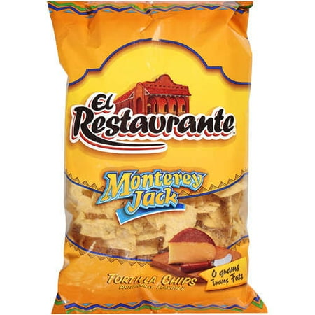 El Restaurante: Monterey Jack Tortilla Chips, 13 Oz