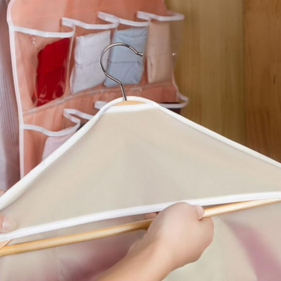16 Pocket Closet Over Door Wall Hanging Organizer Storage Bag