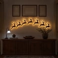thumbnail image 5 of LED Reindeer Wall Decor Christmas Decorations Indoor Outdoor LED Reindeer Wall Decorations Christmas Lighting for Indoor Outdoor Display, 3d Glow Wooden Wall Decor for Christmas Decor, 5 of 7