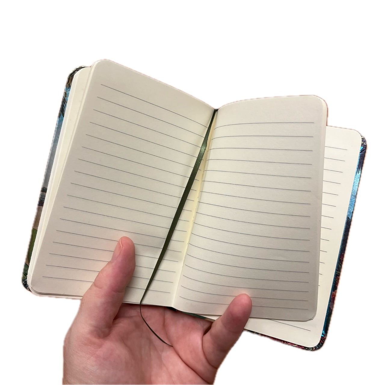 Island Heritage Foil Notebook with Elastic Band, Vintage Hawaii Small