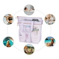 thumbnail image 5 of Portable Mesh Shower Caddy with Zipper & 2 Pockets - Quick Dry Hanging Toiletry Organizer Bag for Travel, Gym, Camp, Beach & College Dorm Essentials, 5 of 5