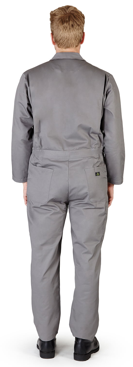 Order 1 Size Bigger NATURAL WORKWEAR Mens Long Sleeve Basic Blended Work Coverall Includes Big & Tall Sizes
