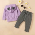 thumbnail image 3 of Durtebeua Baby Girl Clothes Outifts Baby & Toddler Boys or Girls Sweater Knit Hoodie and Active Pant 2-3 Years, 3 of 6