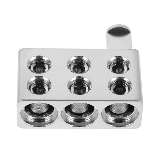 Bloque de distribución de potencia de audio para automóvil, bloque de terminales para amplificador de audio de alta potencia para sistemas de audio estables