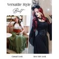 thumbnail image 4 of Pidzorl Women's Renaissance-Inspired Corset Belt, Elastic Wide Waist Belt for Dresses and Outfits, 4 of 7