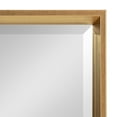 thumbnail image 3 of Kate and Laurel Calter Modern Framed Full Length Wall Mirror, 17.5 x 49.5, Gold, Decorative Rectangular Wall Mounted Full Body Beveled Mirror for Glam Wall Decor, 3 of 7