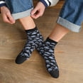 thumbnail image 3 of Pofeuu Gothic Skull Print 30cm Socks, Adult Running Hiking Socks for Youth and Adult, 3 of 7