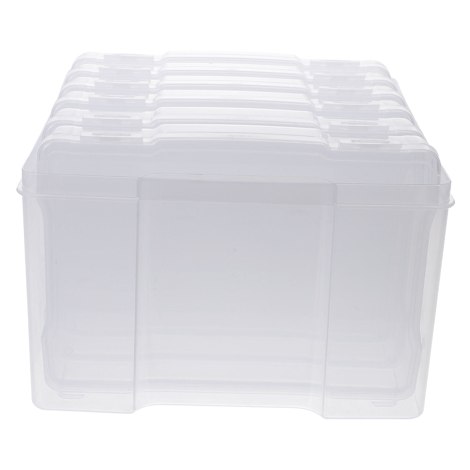 FRCOLOR 1 Set Greeting Cards Storage with 6 Adjustable Dividers Photos Craft Organizer Set