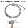 thumbnail image 4 of Manguera de extensión de inflador de neumáticos de 150 cm con conector portátil Mandril de bloqueo Tubo de bomba de liberación de aire Tubo de conexión de válvula de neumático para automóvil Camión Bicicleta Unique Bargains mandriles para neumáticos de automóviles, 4 of 7