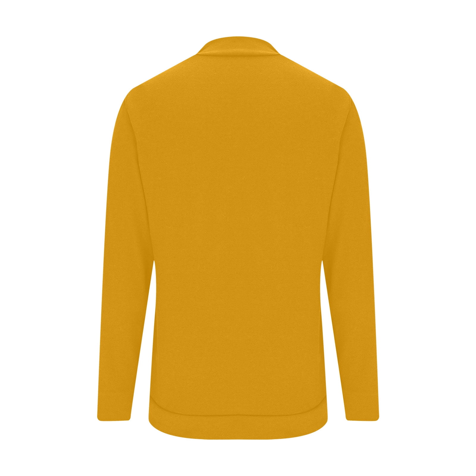 Womens Knitted Cardigan Front Open Solid Color Sweater Jackets Lightweight Comfy Casual Outwear With Pockets (XL, Yellow) - image 5
