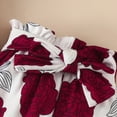 thumbnail image 7 of mgoYE Baby Girl Clothes 0-3 Months Baby Girl Clothes Romper Shorts Set Floral Summer Outfits Cute Baby Clothes Girl(Wine,0-3 Months), 7 of 7