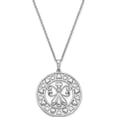 thumbnail image 1 of Sterling Silver Cz Angels On Assignment 18In. Necklace Made In China qsx633, 1 of 3
