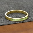 thumbnail image 3 of TriJewels 0.61 ctw Peridot Women Wedding Band in 10K Yellow Gold, 3 of 6