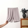 thumbnail image 5 of Bovxnpu Womens Pajama Shorts Sleep Loungewear Bottoms Pajama Shorts Polka Print Cotton Plus Size Pocketed Sleepwear, 5 of 6