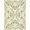 Green, Pattern 12, variant on Design&I 8'x10' Washable Area Rug Snag-Free Sage Farmhouse Cream Motif Symmetrical Border Bathroom Waffle for Dining Room, Large Office, Lounge