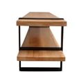 thumbnail image 4 of CASA FERRO Mueble para televisión, acero y madera, diseño único - Acero Negro y Madera de Pino Natural. CASA FERRO Mueble TV estilo Retro, 4 of 4