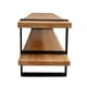 thumbnail image 4 of CASA FERRO Mueble para televisión, acero y madera, diseño único - Acero Negro y Madera de Pino Natural. CASA FERRO Mueble TV estilo Retro, 4 of 4