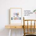 thumbnail image 5 of Kids Bathroom Unframed Wall Art Prints,Colorful Kid Toilet Bathroom Posters & Prints for kid Bathroom Decor,Kid Bathroom Decorations,Bathroom Wall Art Prints 12x16 Inches Set of 3, 5 of 5