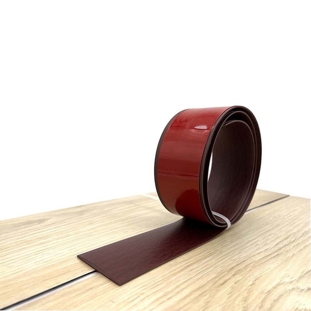 Tira de moldura de hebilla plana autoadhesiva sin pegamento para piso de madera, tira de cierre de borde, tira de umbral de puerta, tira de puerta, banda de borde de costura, decoración de