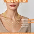thumbnail image 5 of LUNVKY 18K Gold Plated Chains for Women Girls 1.5mm/2mm Cuban Curb Link Non-tarnish Necklace Birthday Jewelry Gifts Teen Her Kids Age Ideas 16/18/20/22 Inch, 5 of 6