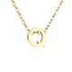 thumbnail image 1 of Delicado collar de oro para las mujeres lindo nombre de la letra gargantilla collares para niñas joyas, 1 of 3