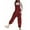 Red, variant on Women Fashion Solid Work Overalls With Pockets And Casual Leggings Jumpsuits Denim Romper Woman Jumpsuit & Romper Elegant Turtleneck for Women Long Sleeve Womens Jumpsuit Body on Buckle High Neck