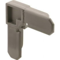 3/8 in. x 3/4 in. Gray Plastic Screen Frame Corner (100-pack)