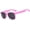 Baby Pink, variant on Retro Sunglasses - Matte-Yellow Frame / Mirror Lens