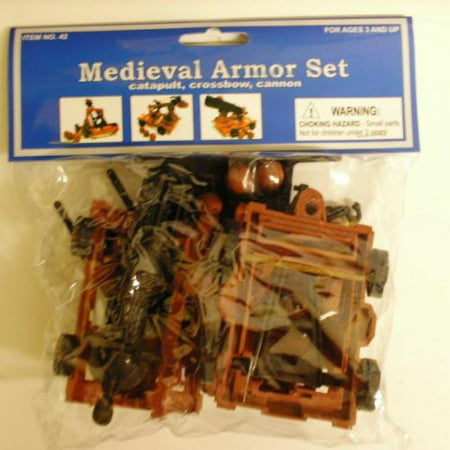 Medieval Armor Set (Catapult, Crossbow, Cannon) (Bagged) 1/32