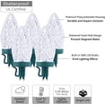 thumbnail image 4 of Halloween C9 LED Halloween String Lights, 82ft 100 LED Waterproof Strawberry String Lights, Plug in Extendable Black Wire Halloween Lights String for Outside Halloween Decoration, White, 4 of 15