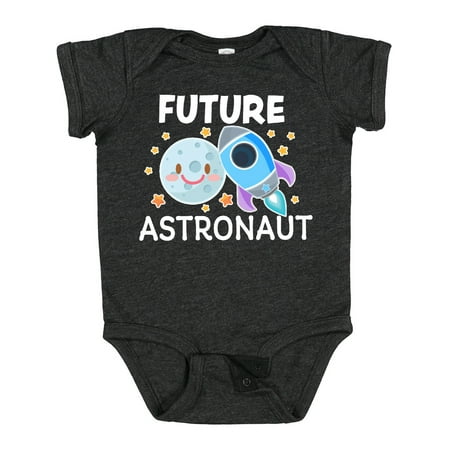 

Inktastic Future Astronaut with Spaceship and Moon Gift Baby Boy or Baby Girl Bodysuit