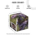 thumbnail image 4 of Gaeub Lilacs Teapot Scenic Painting Print Leather Tissue Box Cover Square,Tissue Holder,Leather Paper Case,PU Leather Tissue Box Holder Decorative for Bathroom, Home Office Decor, 4 of 7