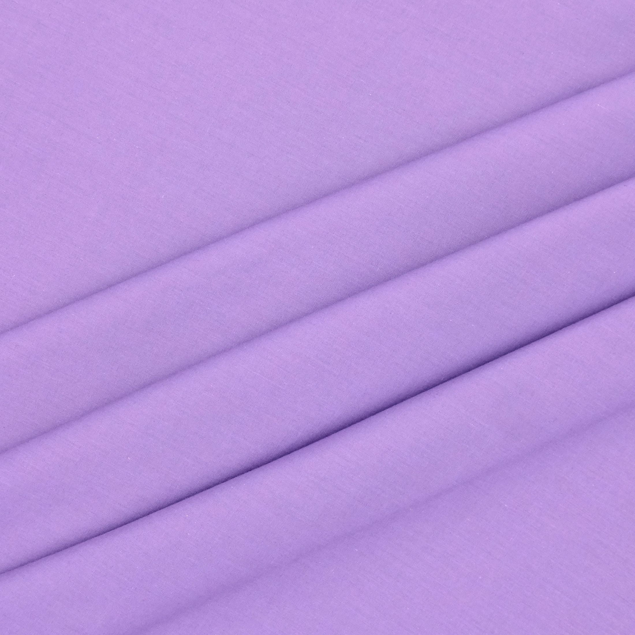 Shason Textile 2 Yard Cut Poly Cotton Fabric, Lavander, 44" Wide for Craft & Quilting Projects