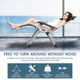 thumbnail image 5 of ABORON Zero Gravity Chair,Adjustable Lawn Recliner,Folding Reclining Patio Lounger Chair with Removable Cushion, Headrest & Cup Holder, 5 of 8