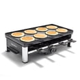thumbnail image 1 of GreenPan Electrics Healthy Ceramic Nonstick, 3-in-1 Reversible Grill, Griddle & Raclette, PFAS-Free, Serves up to 8 People for Parties &Family Fun, Pancake Plate, 8 Mini Square Nonstick Pans& Spatulas, 1 of 5