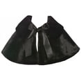 thumbnail image 1 of Big Girl Faux Fur Satin Ribbon Collar Dress Cape Flower Girl Bolero Jacket Jacket Black 12 SK C12 BNY Corner, 1 of 3