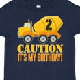 thumbnail image 4 of Inktastic 2nd Birthday Construction Truck, Cement Mixer 2 Years Old Boys or Girls Toddler T-Shirt, 4 of 5