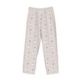 thumbnail image 4 of Xecao Cute Poodle Dog Men's Straight Lounge Pajama Pants: The Ultimate in Comfortable Sleepwear, 4 of 9
