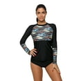 thumbnail image 3 of Charmo Women Rashguards UV Sun Protection Lonng Sleeve Rash Guard Swim Shirt, 3 of 6