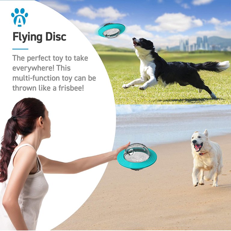 ANYPET Dog Planet Interactive Toy Puzzle IQ Treat Ball, Food Dispensing  Chew Toys for Medium to Large Dogs 