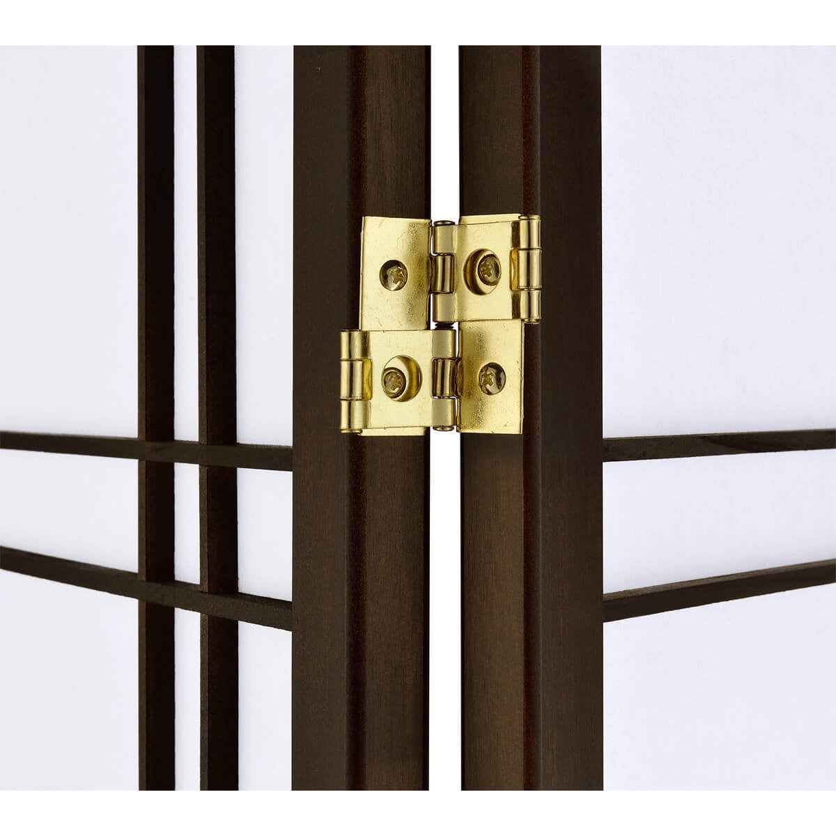 Legacy Decor 5 Panels Room Divider Privacy Screen Lattice Design 5.9 ft Tall x 7.3 ft Wide Espresso