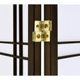 thumbnail image 5 of Legacy Decor 5 Panels Room Divider Privacy Screen Lattice Design 5.9 ft Tall x 7.3 ft Wide Espresso, 5 of 5
