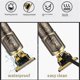 thumbnail image 4 of Cortapelos para hombre, recortadora inalámbrica con cuchilla en T y precisión de corte sin separación, kit de cuidado de barba y cabello recargable por USB de 3 velocidades., 4 of 5