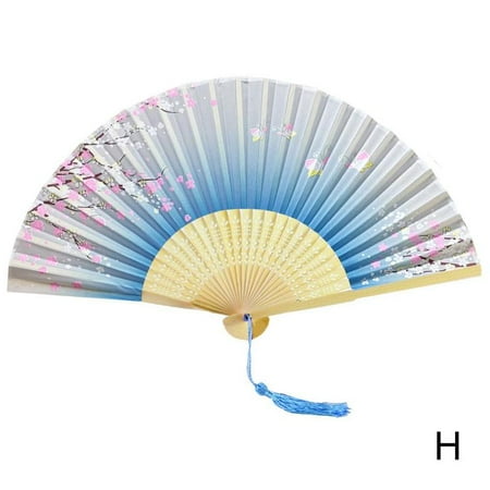 

Yiexson Folding Fan Chinese Style Small Hand Fans Student Female Gift Fan Party O5H6