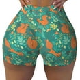 thumbnail image 2 of Picia Fall Forest Squirrel Printed Workout Shorts for Women Seamless Scrunch Butt Lifting High Waisted Yoga Gym Booty Running Moisture-wicking Short Pants-Large, 2 of 9