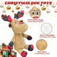 thumbnail image 2 of Juguete de peluche para perros Chongqile Squeaky Interactive Reindeer, 2 of 6